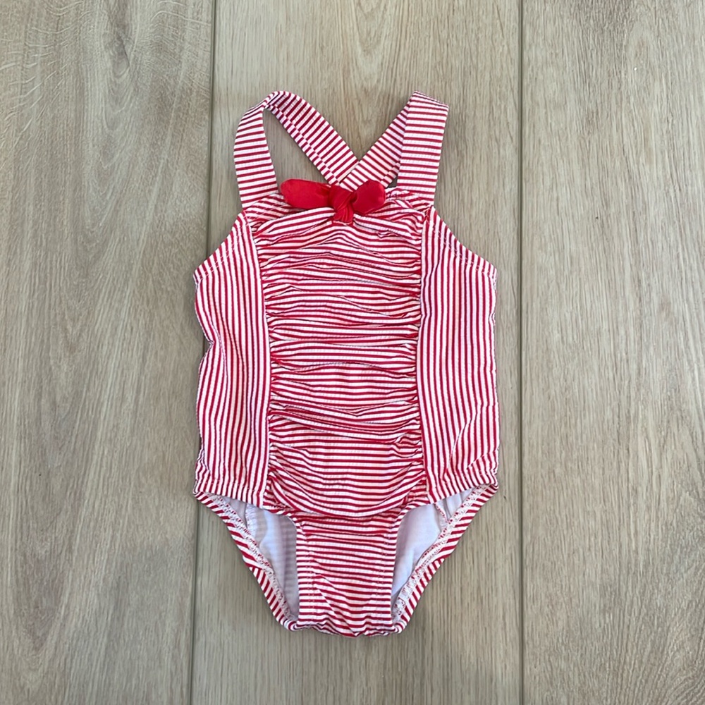 Girls Cat & Jack Retro Swimsuit